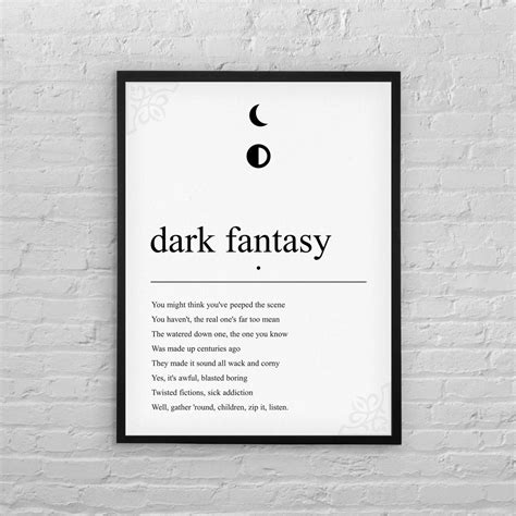 dark fantasy lyrics.